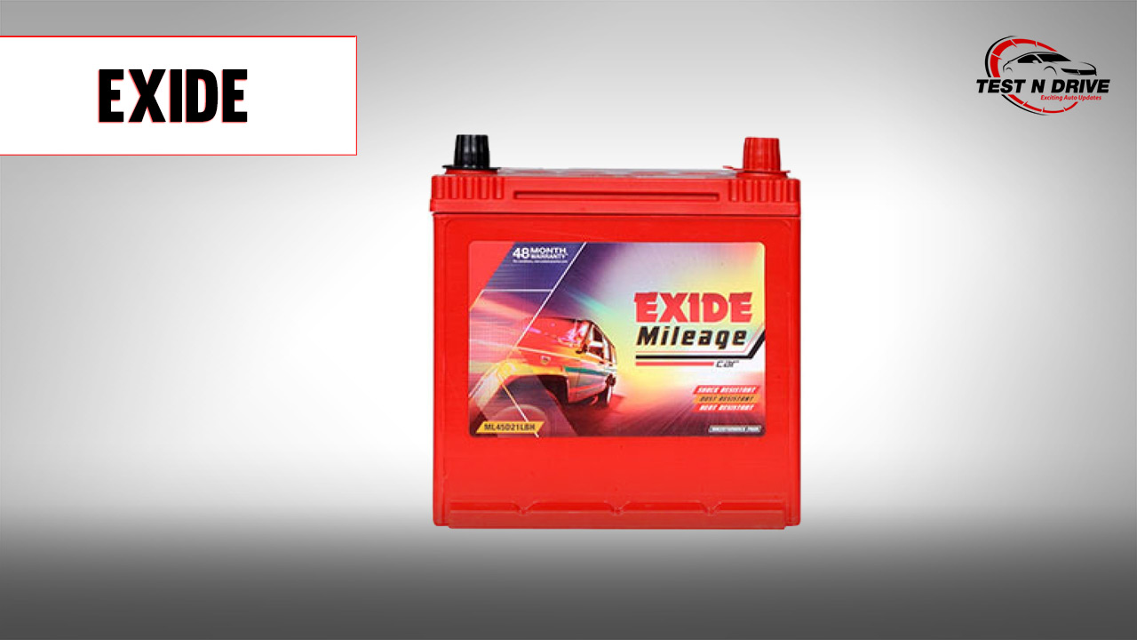 excide car battery