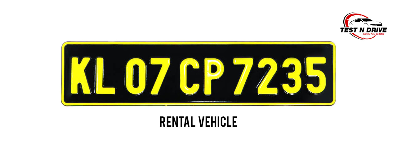 Color codes of Indian vehicle registration plates