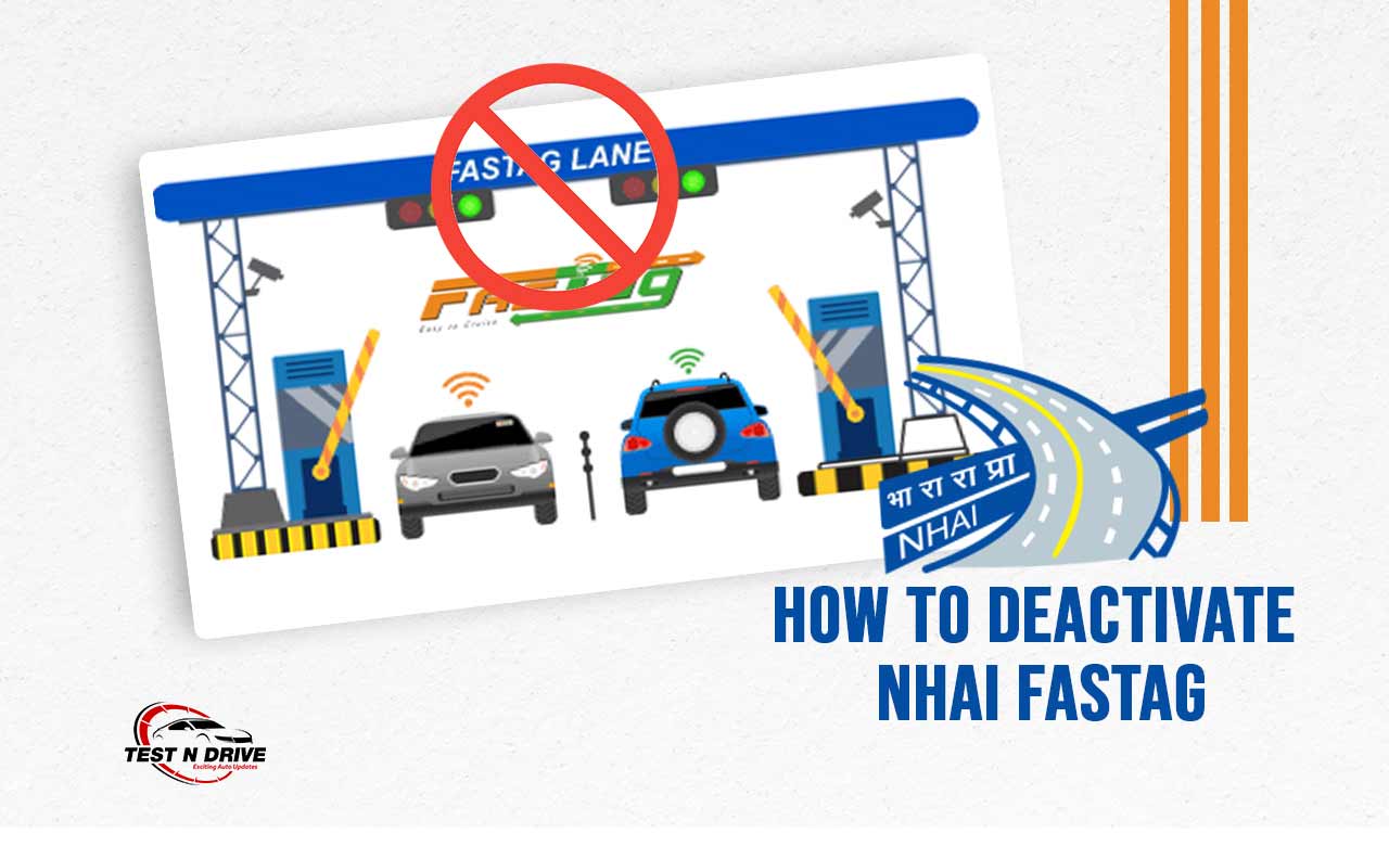 how to deactivate NHAI fastag