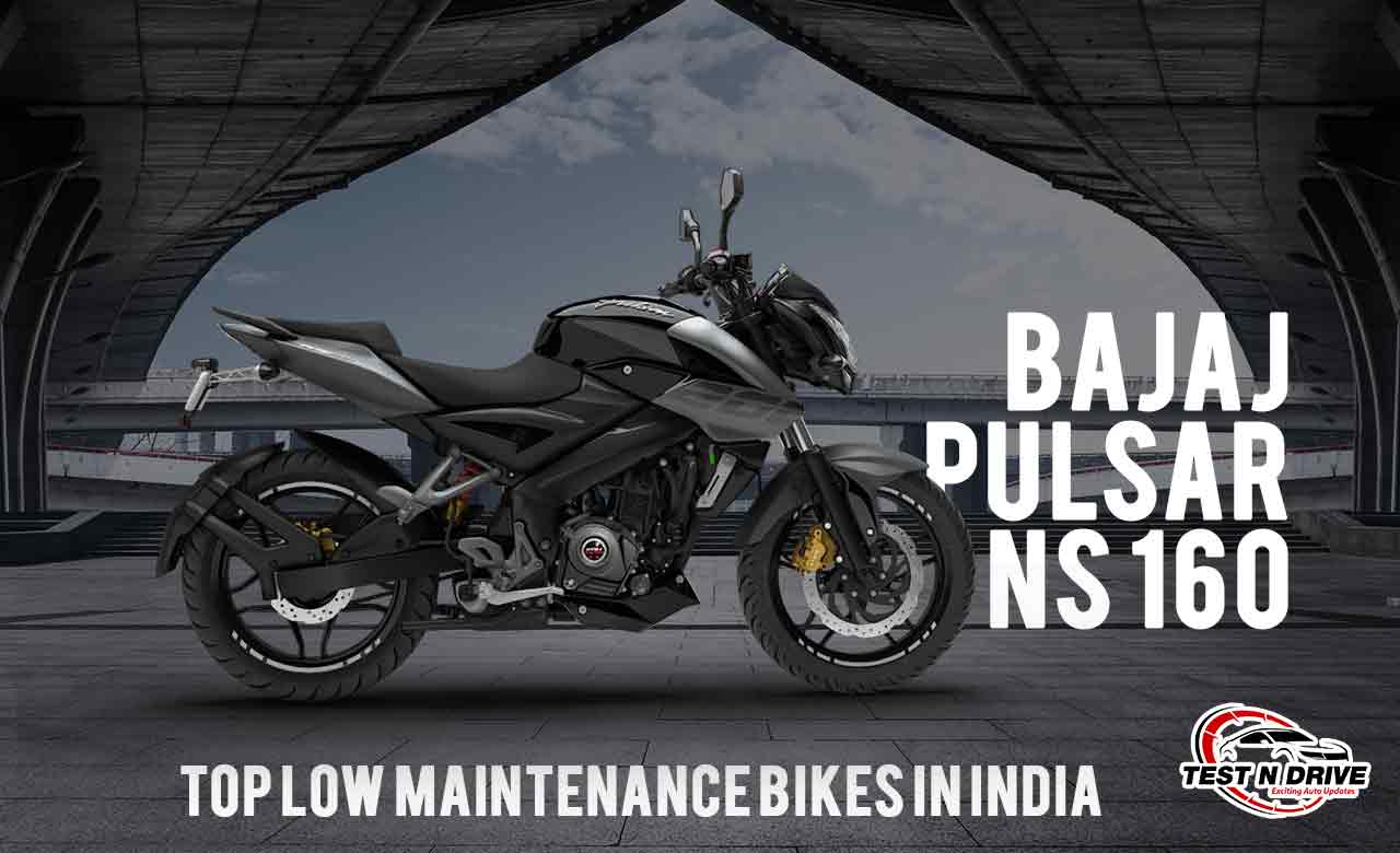 Bajaj Pulsar NS 160 - low maintenance bike india