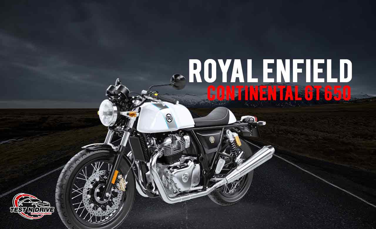 Royal Enfield continental GT 650 double silencer bike in India