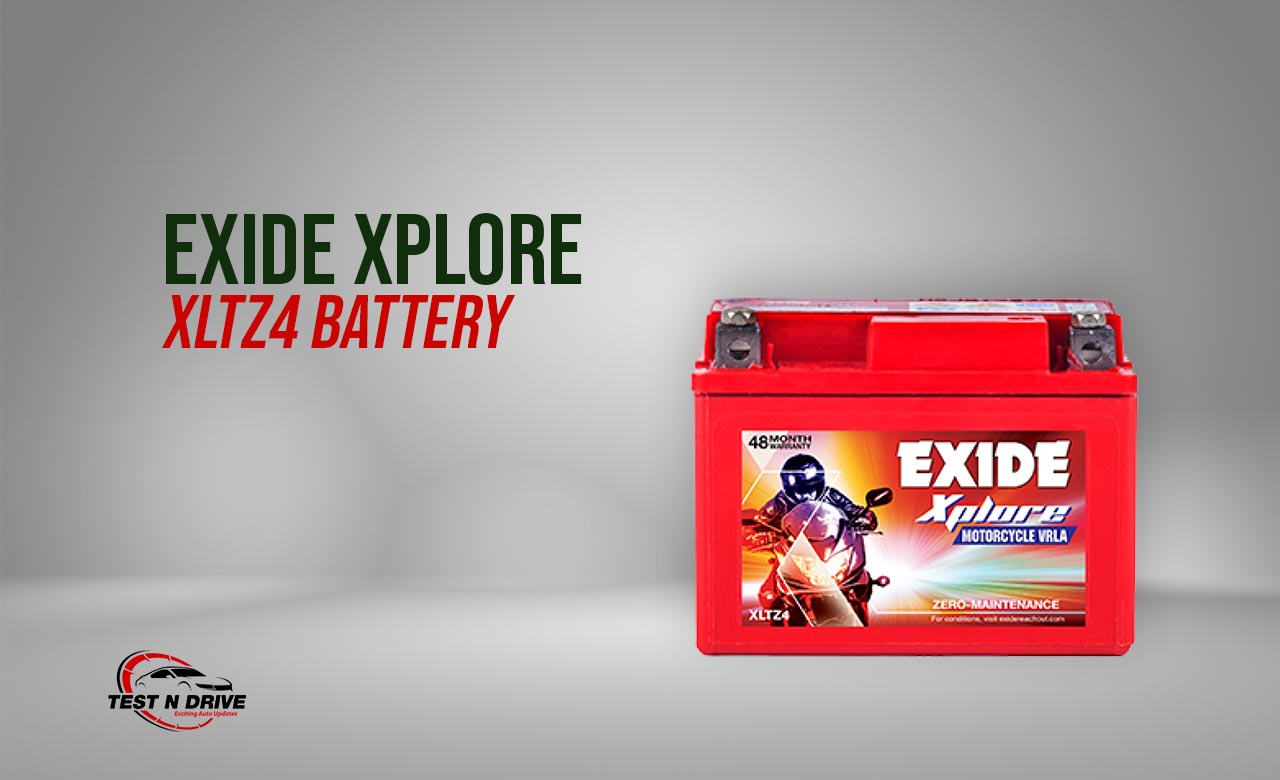 Exide Xplore Xltz4 Battery for bike in india