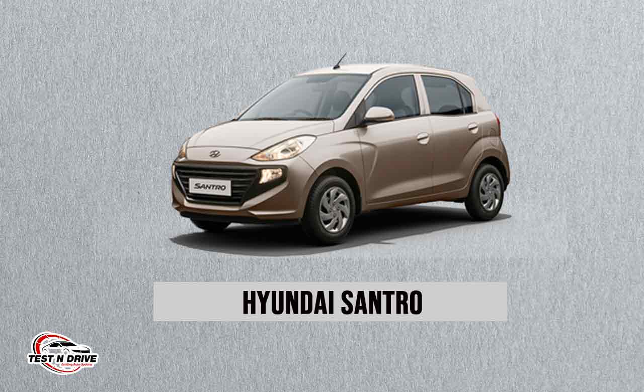 Hyundai Santro - lowest ground clearance car in india