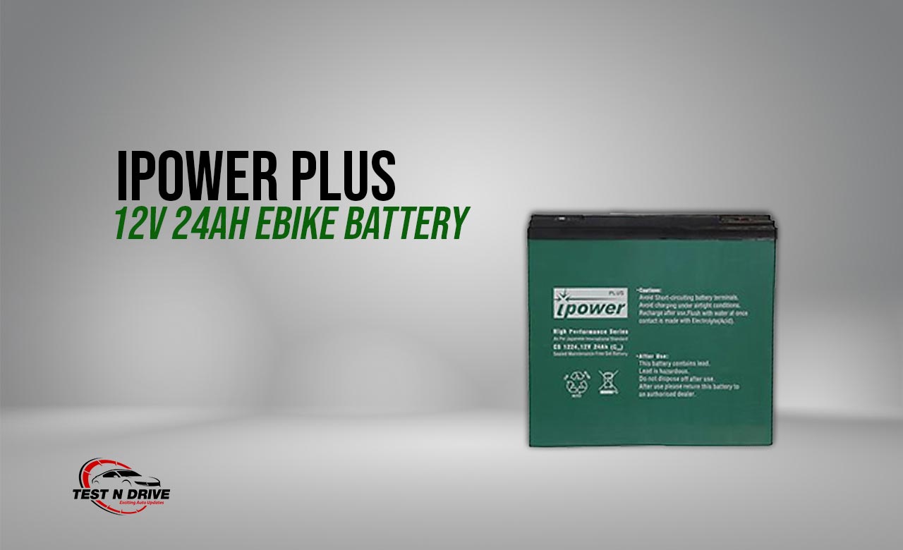 Ipower Plus 12V 24Ah Ebike Battery
