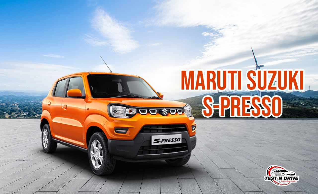 Maruti Suzuki S- Presso - best mileage petrol car in india