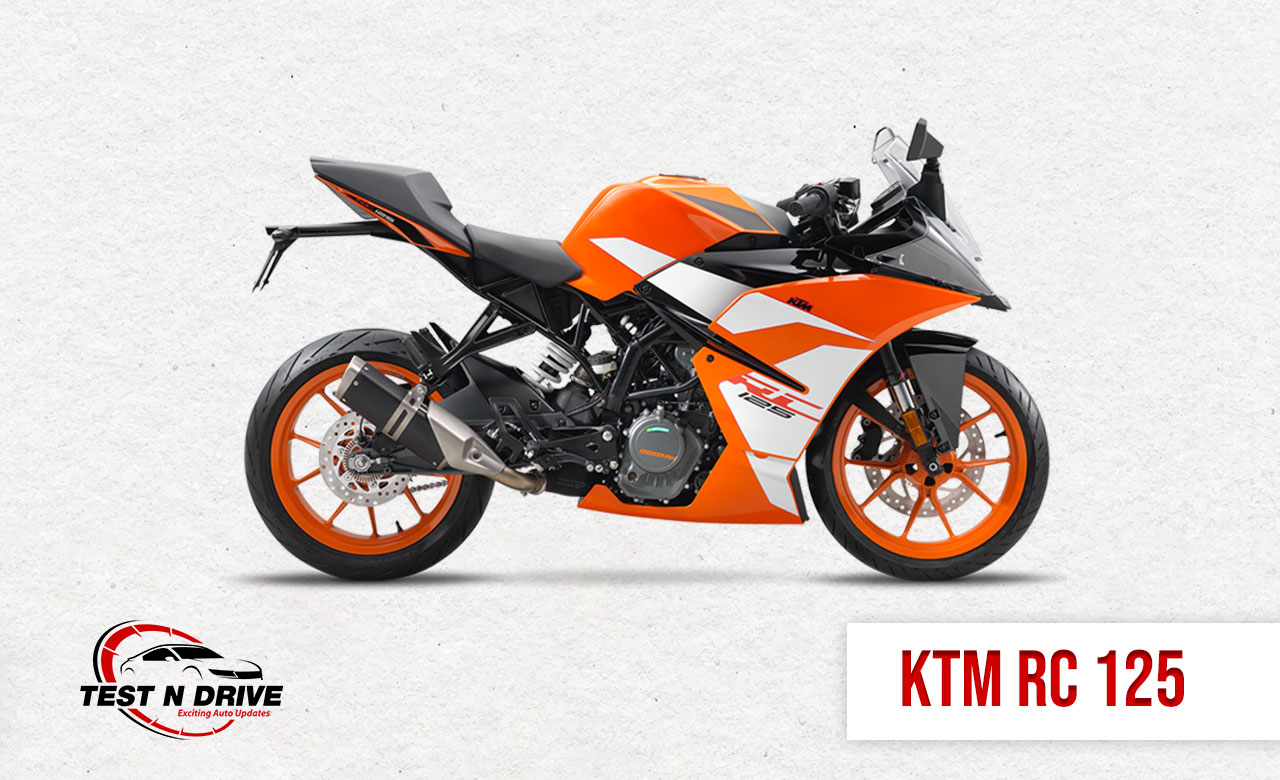 KTM RC 125 Sports bike in india