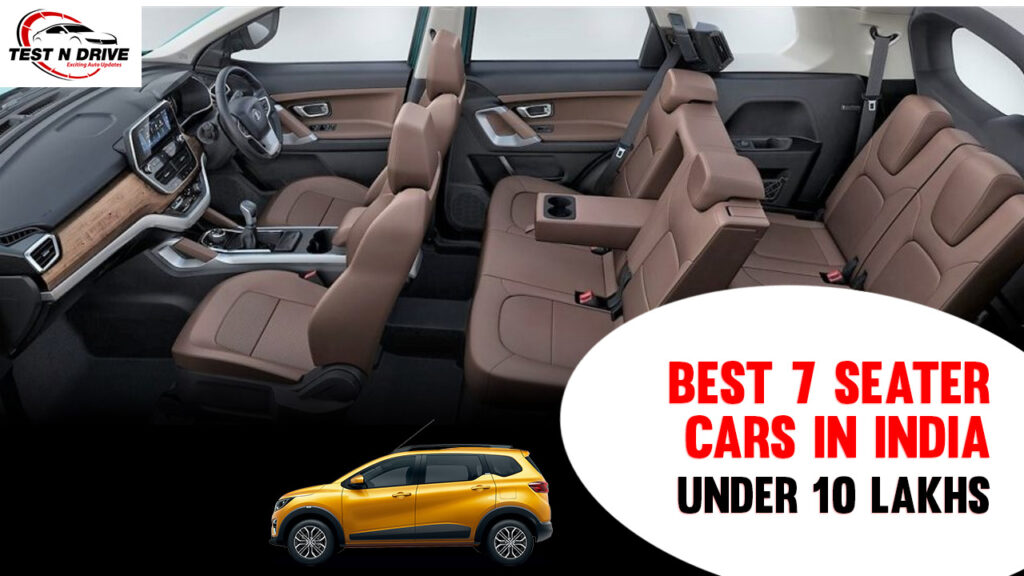 7 seater cars in India under 10 lakhs