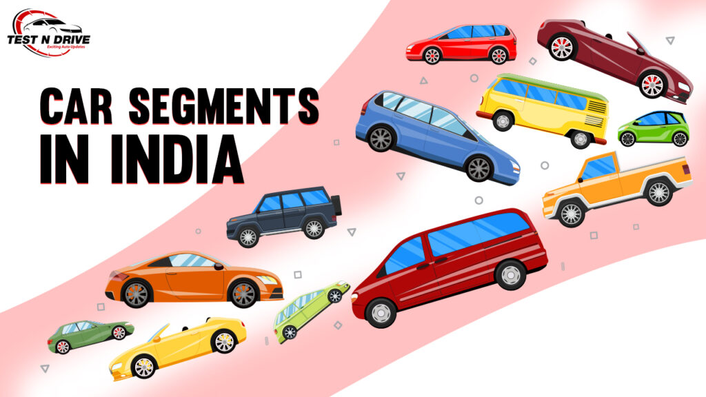 different car segments in India