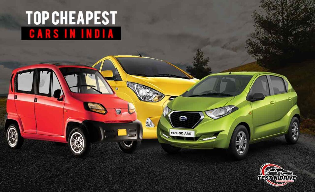 Cheapest Cars In India