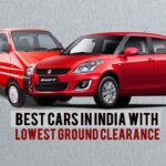 lowest Ground Clearance Cars in india