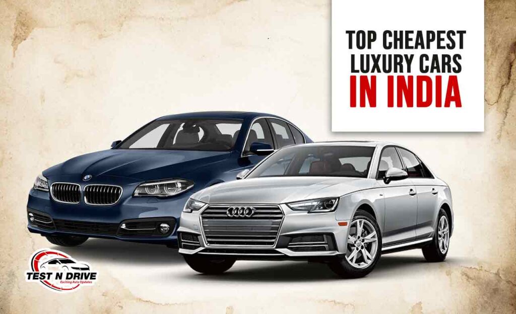 Top cheapest luxury cars in India