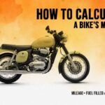 how to calculate mileage of bike