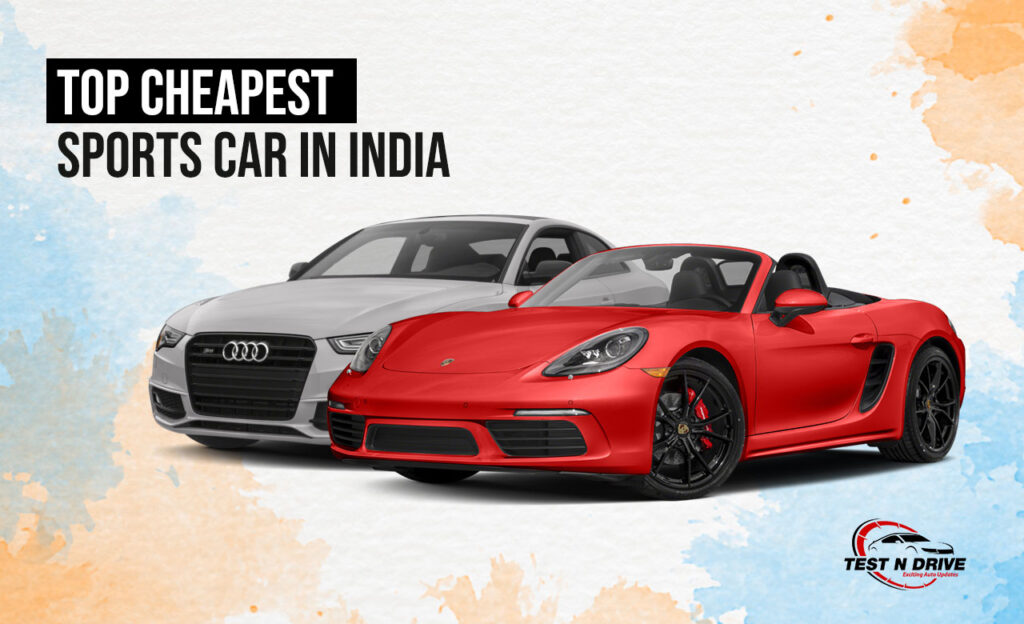 Top 9 Cheapest Sports Cars in India 2022 Price & Specs Test N Drive